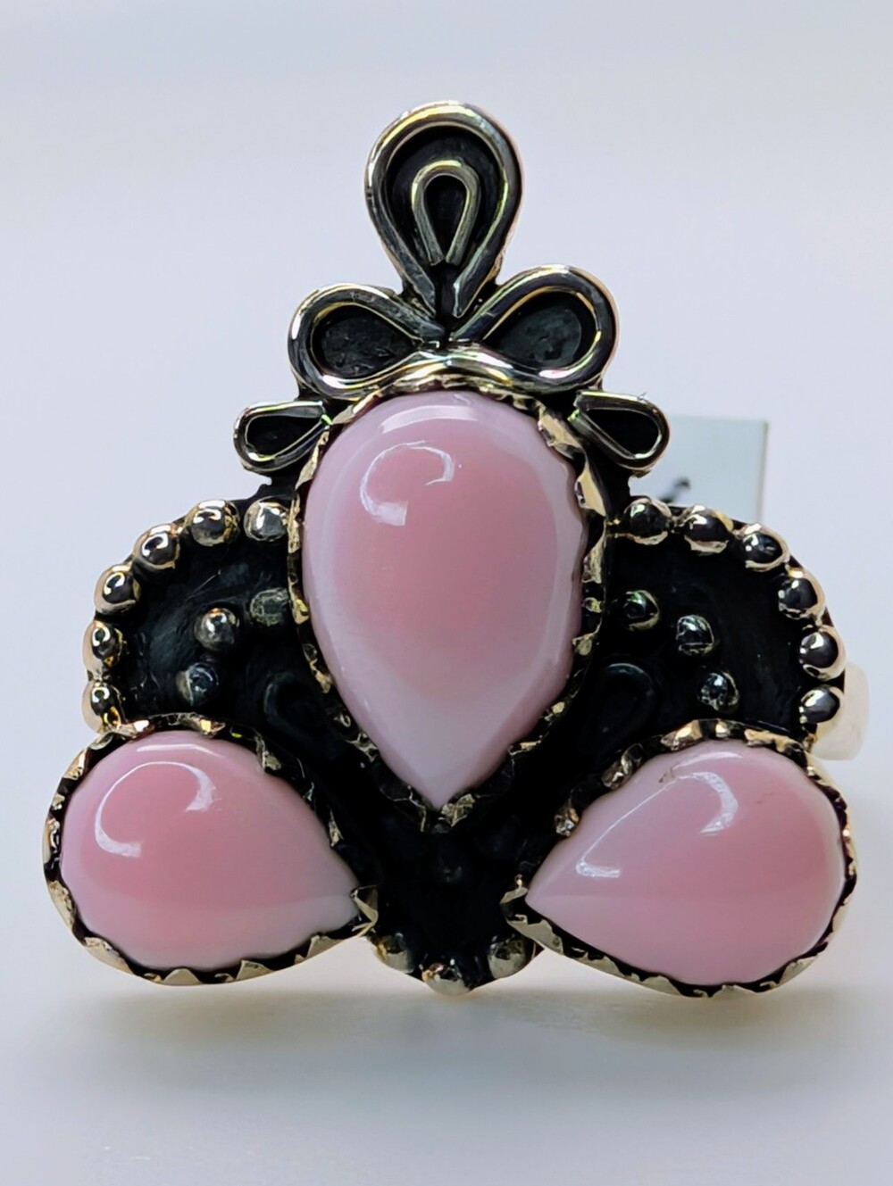 Pink Conch Ring S925 Sterling Silver Size 7 1/4